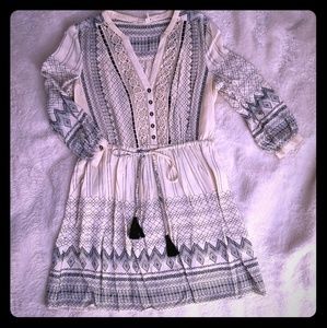 Anthropologie 3/4 sleeve summer dress size 6P